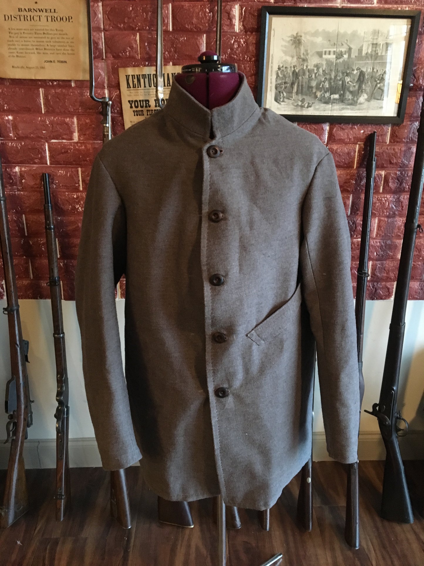 Alabama State Sack Coat 1861-1863