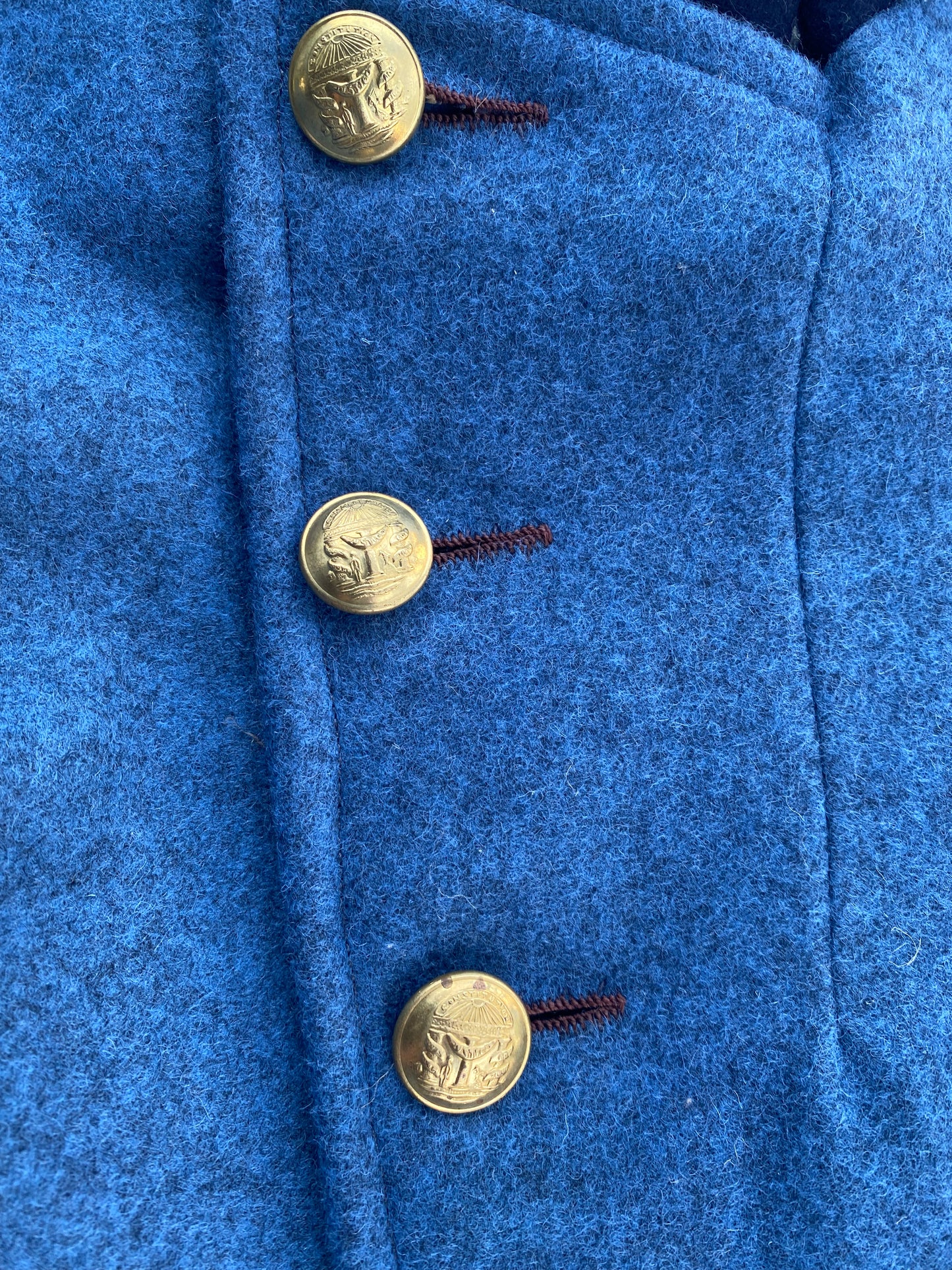 Confederate Officer Frock Coat - French Vented Cuffs