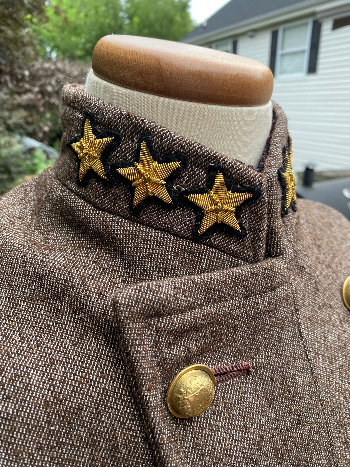 Confederate Officer Frock Coat "Deep South" Jean