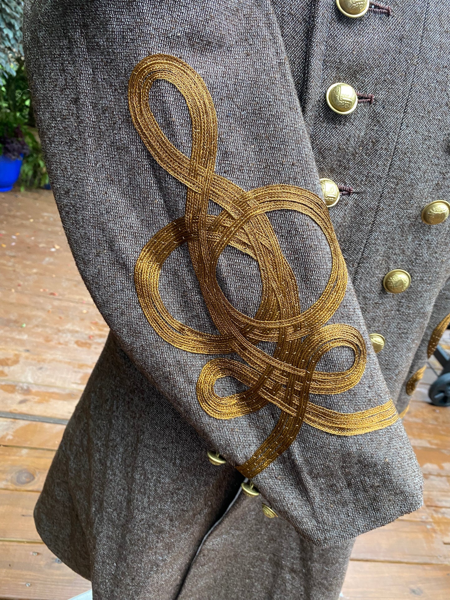 Confederate Officer Frock Coat "Deep South" Jean
