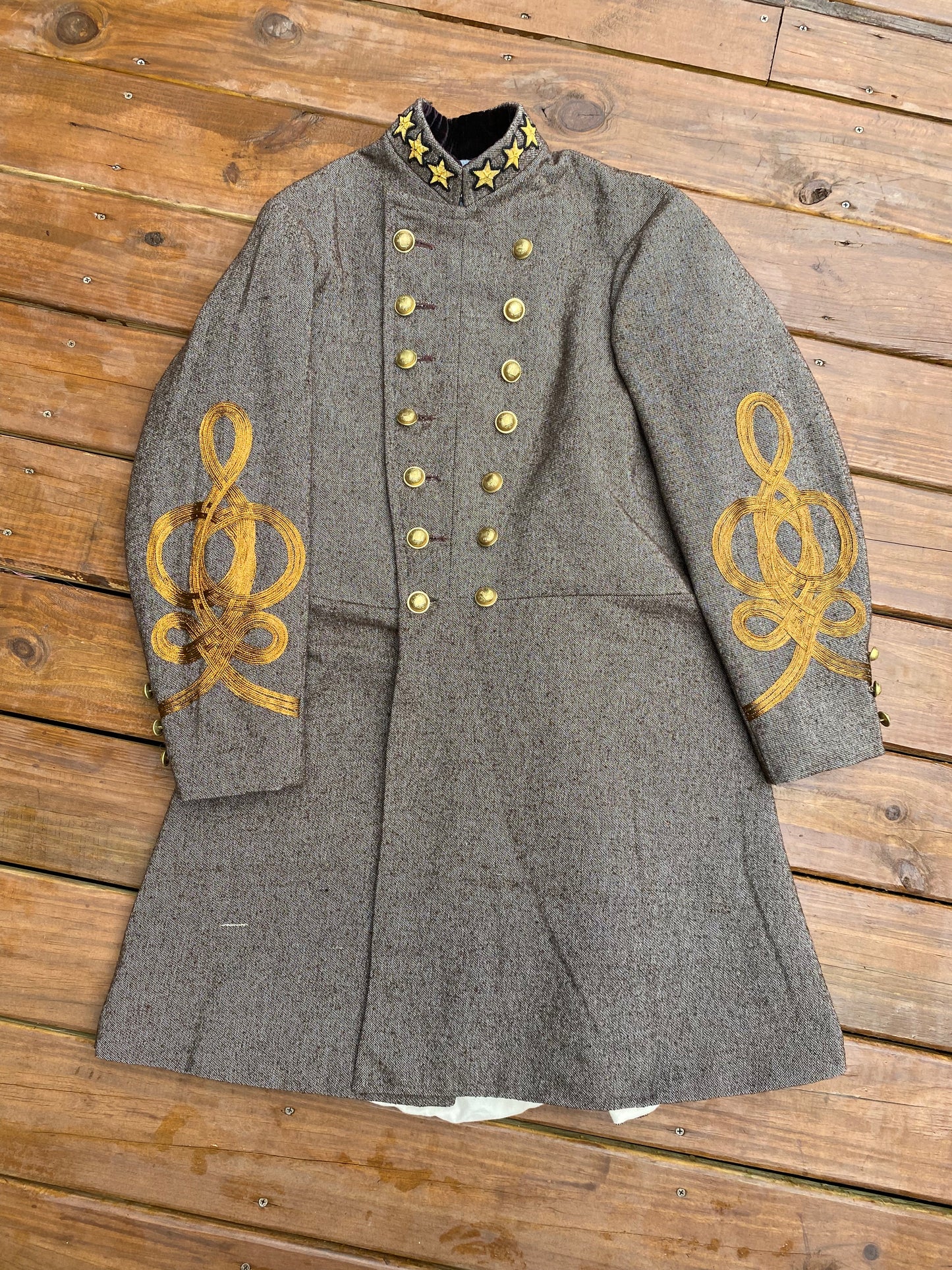 Confederate Officer Frock Coat "Deep South" Jean