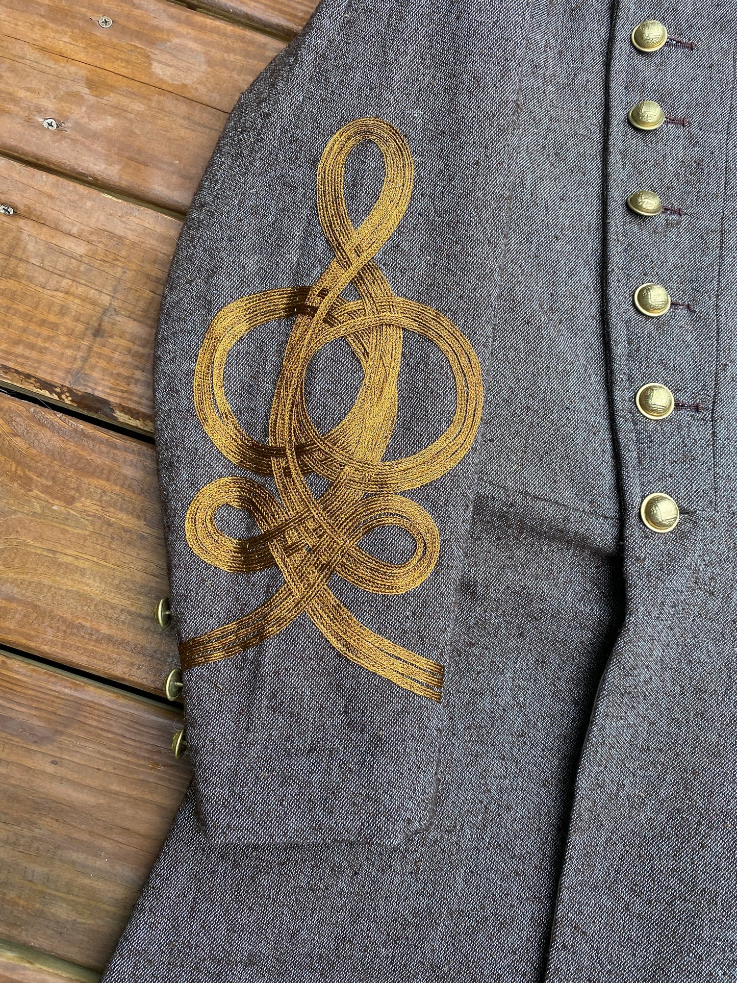 Confederate Officer Frock Coat "Deep South" Jean