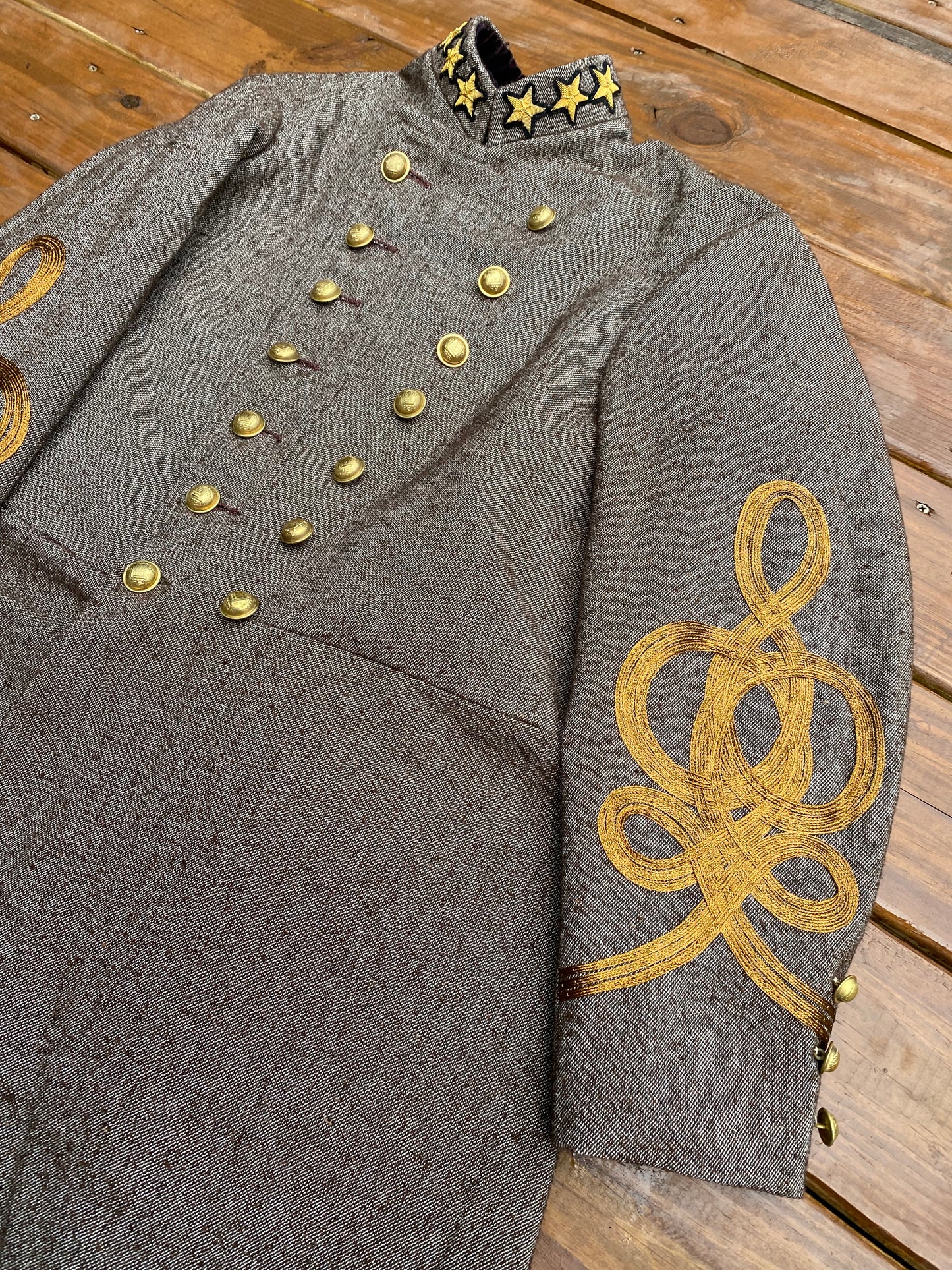 Confederate Officer Frock Coat "Deep South" Jean