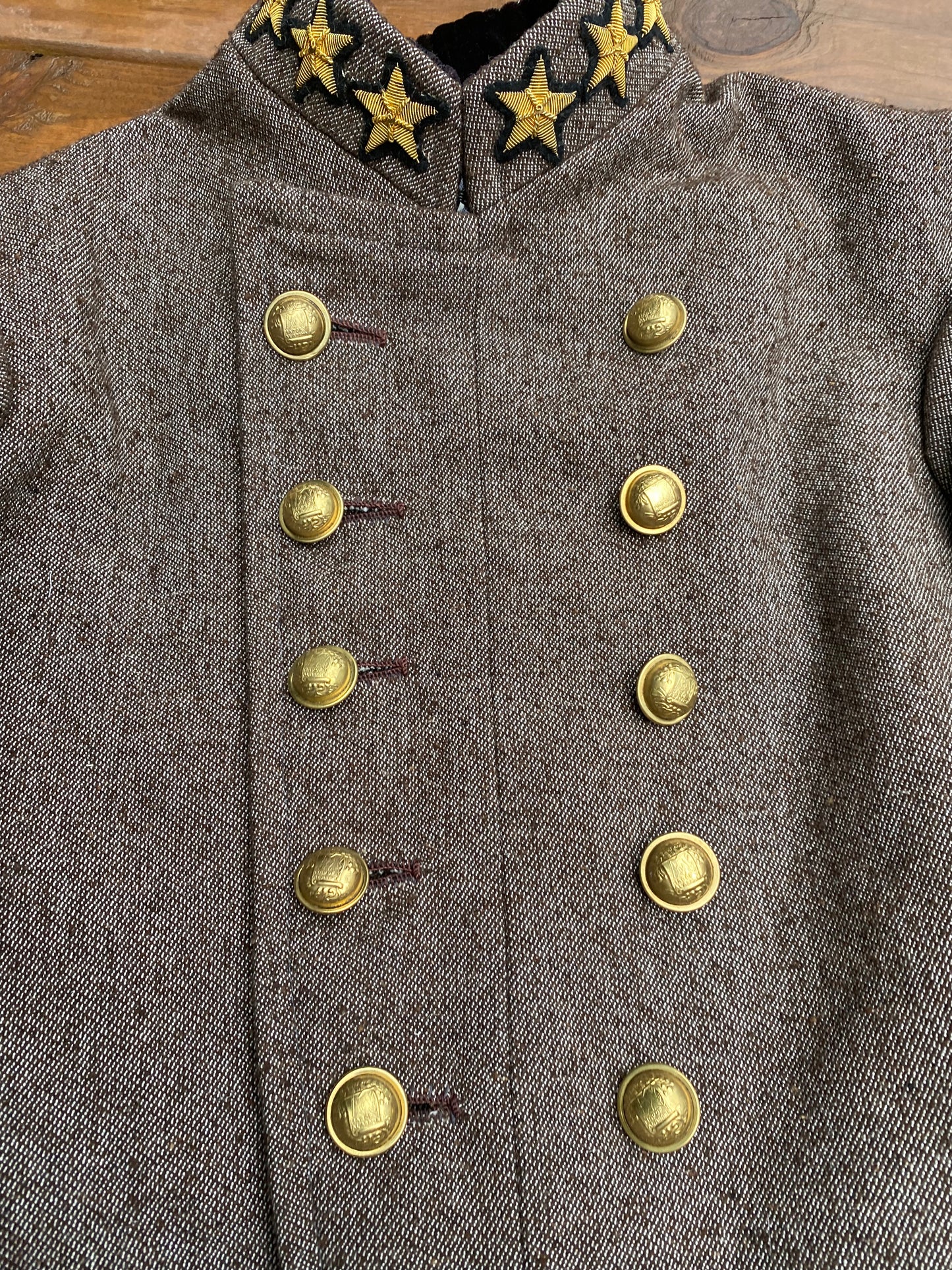 Confederate Officer Frock Coat "Deep South" Jean