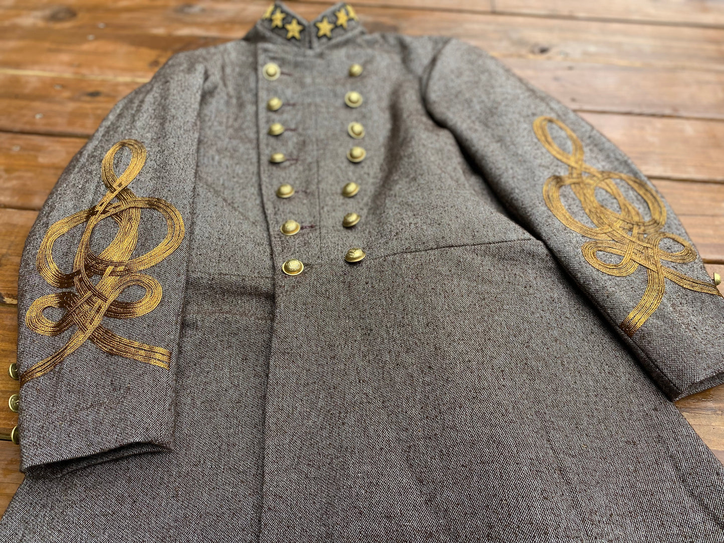 Confederate Officer Frock Coat "Deep South" Jean