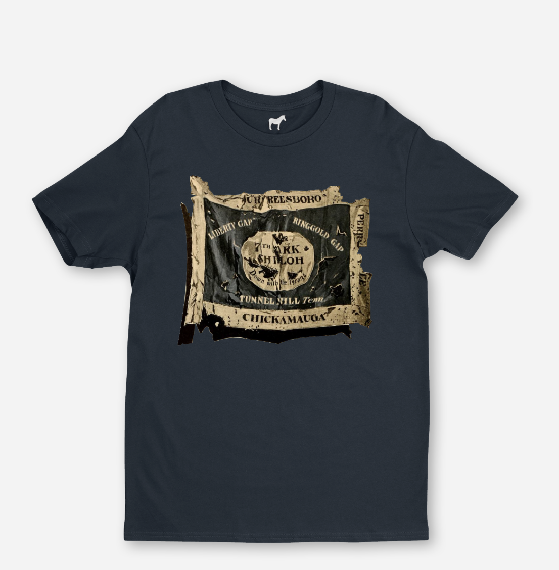 6th and 7th Arkansas Infantry Flag "Battle Damaged" Shirt