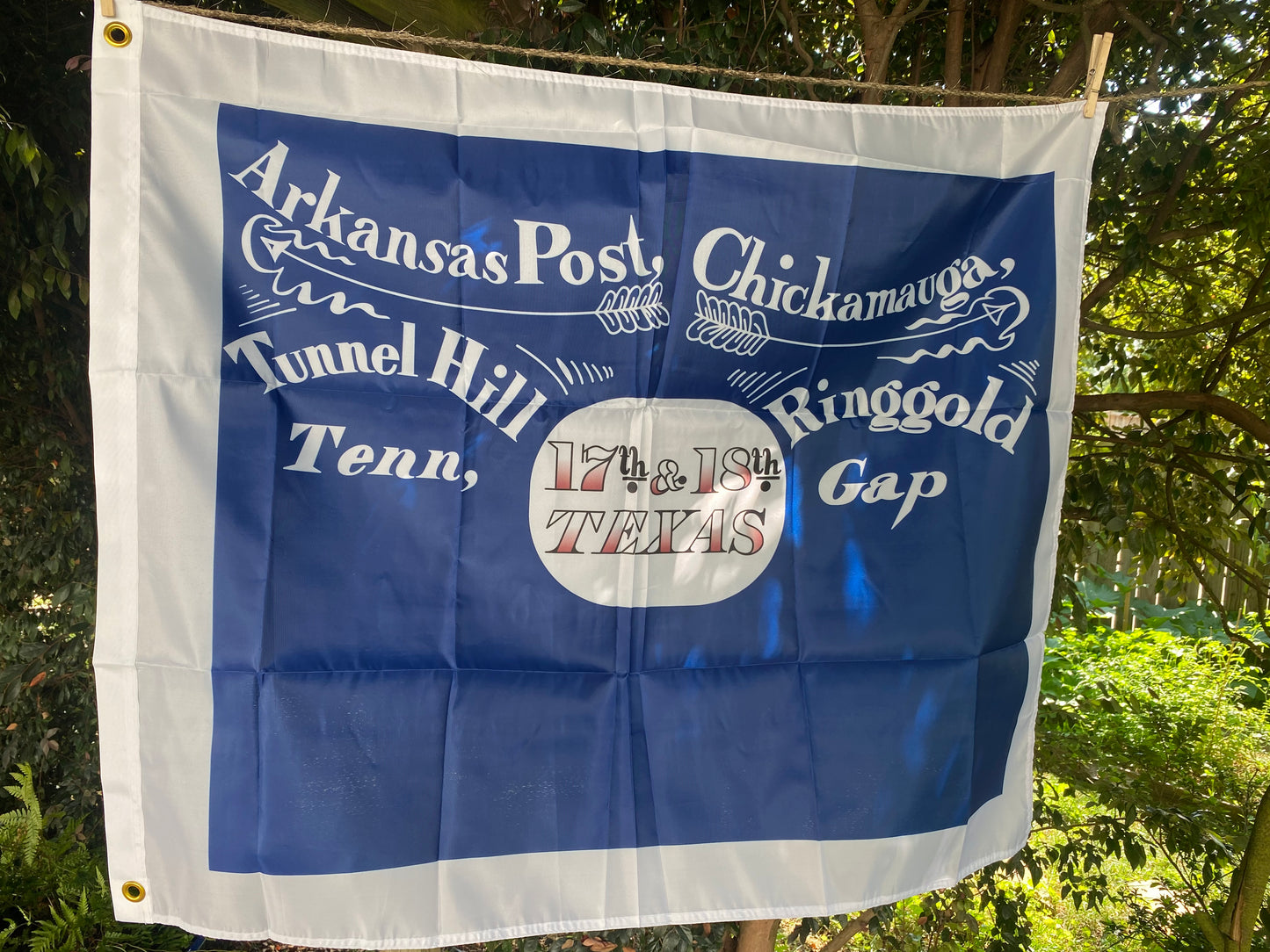 17th and 18th Texas Dismounted Cavalry House Flag