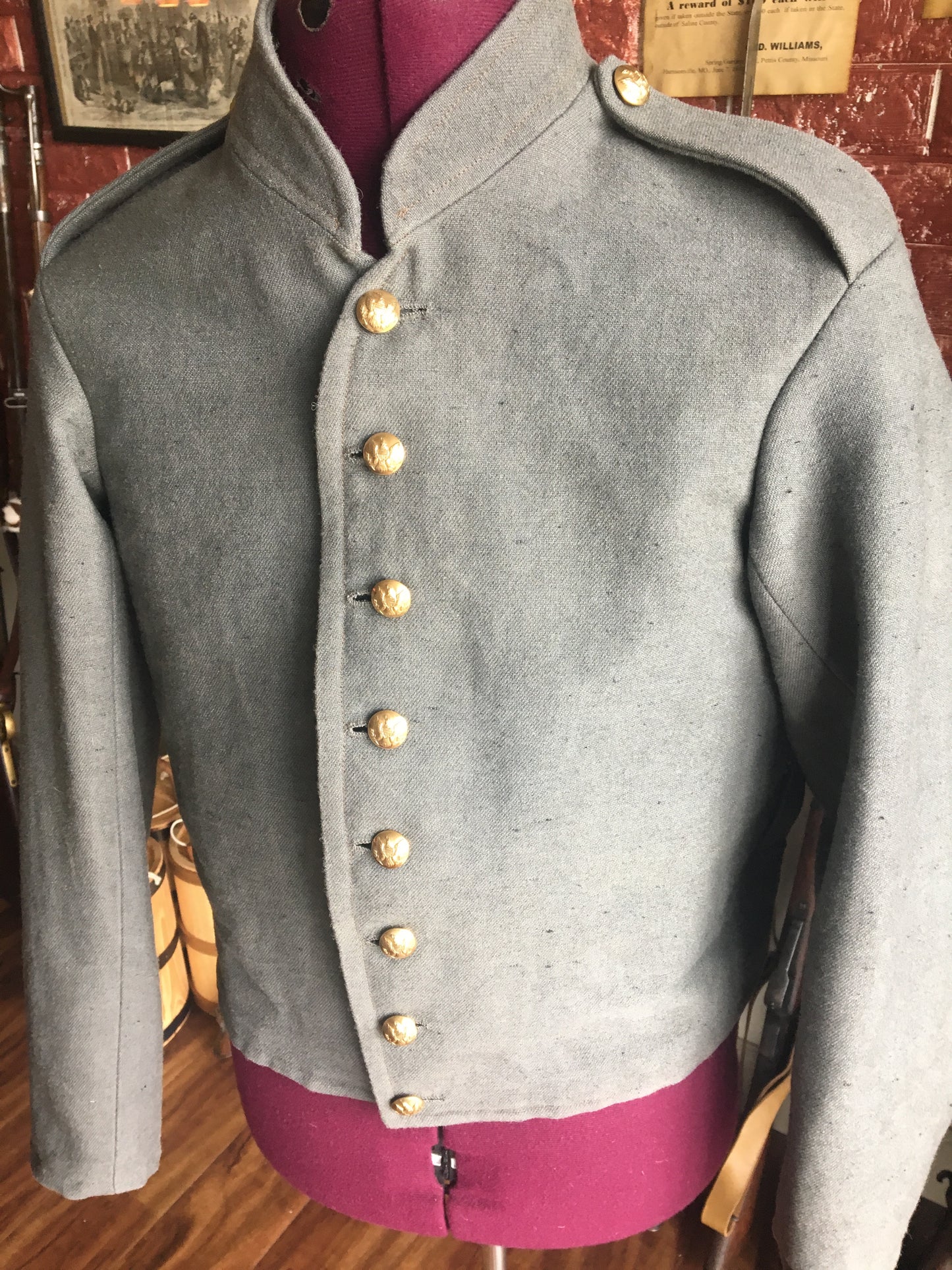 Richmond Clothing Bureau Jacket 1862-1863 Adler Variant
