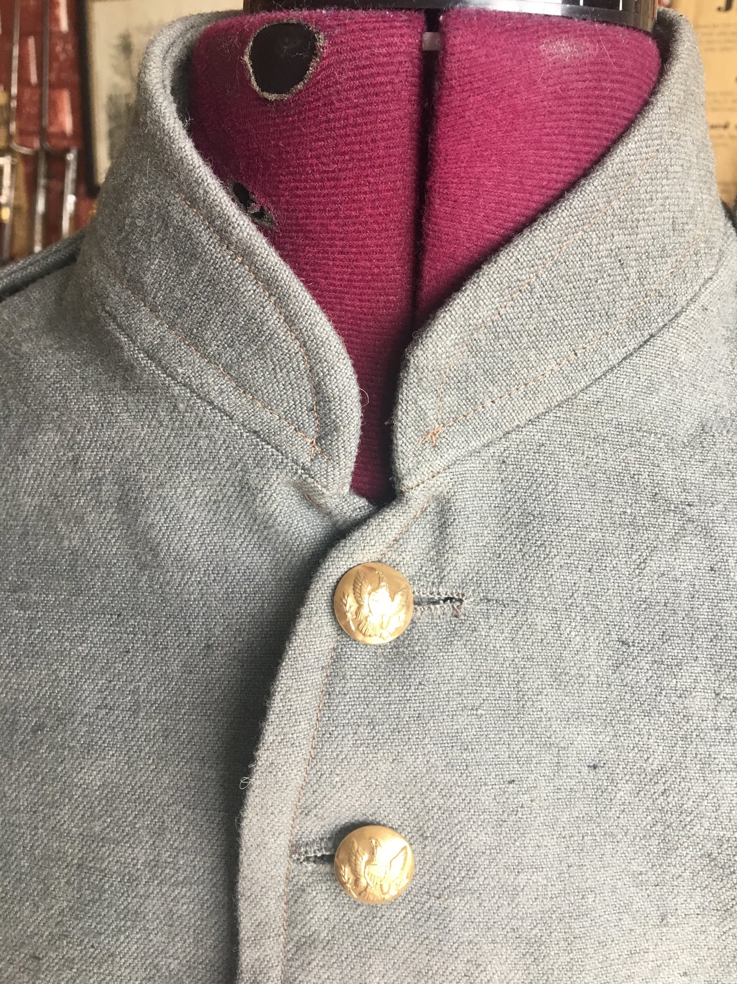 Richmond Clothing Bureau Jacket 1862-1863 Adler Variant