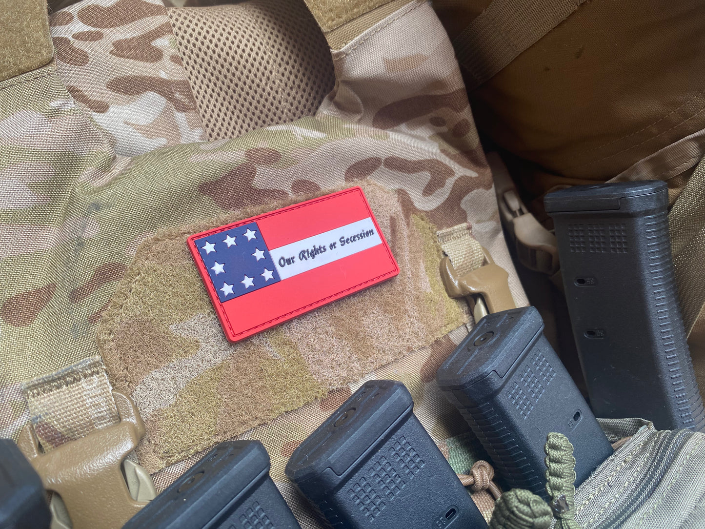 Missouri - "Our Rights or Secession" Flag PVC Morale Patch