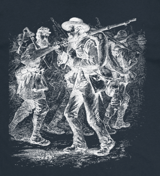 "A Soldier On Campaign" Army of Northern Virginia Shirt
