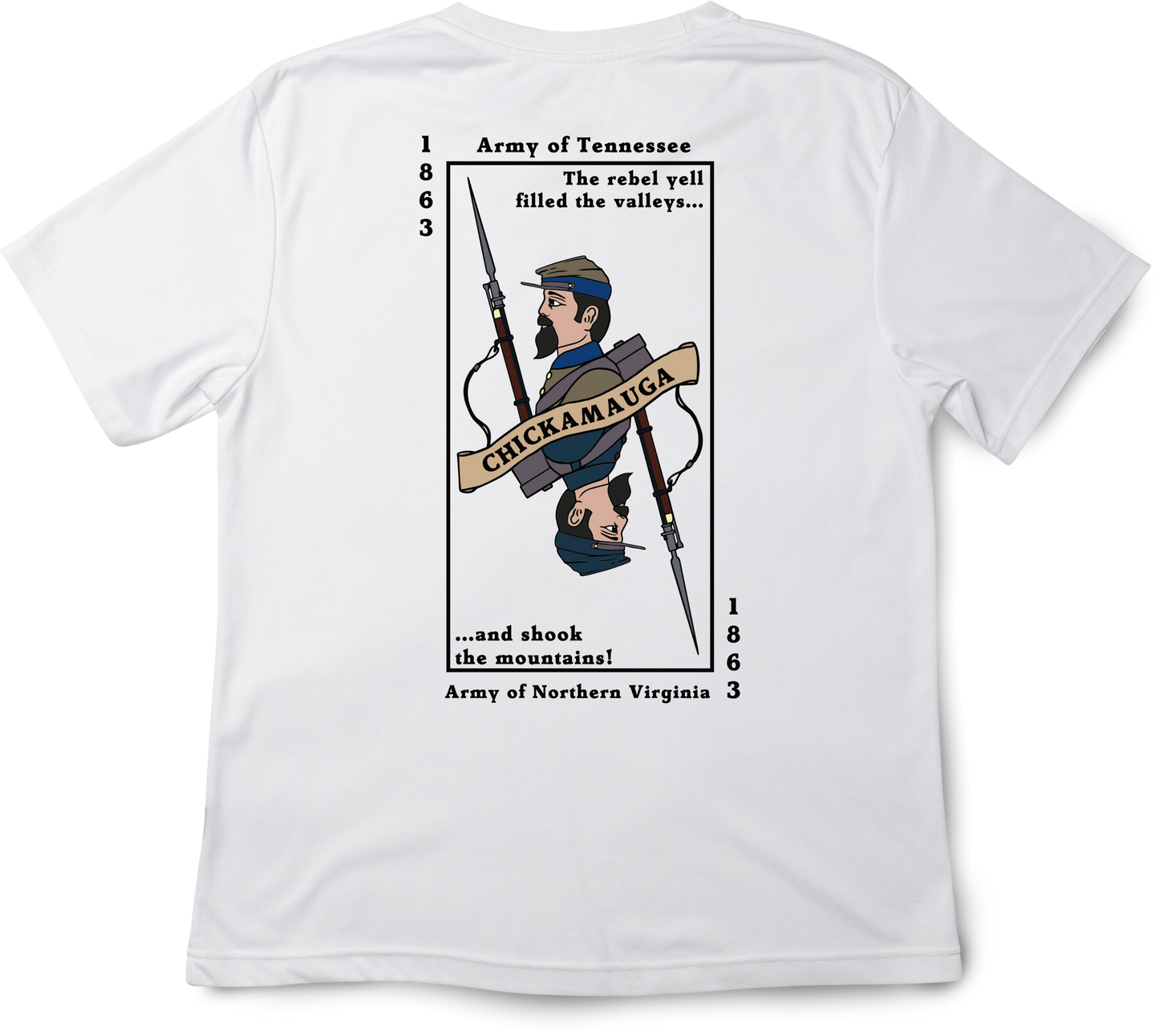 Chickamauga - "The rebel yell filled the valleys and shook the mountains" - Shirt