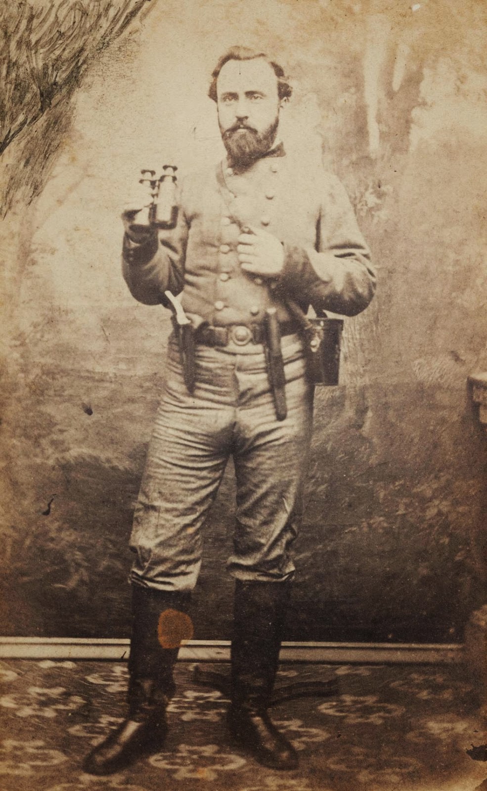 Confederate Officer Double-Breasted Shell Jacket