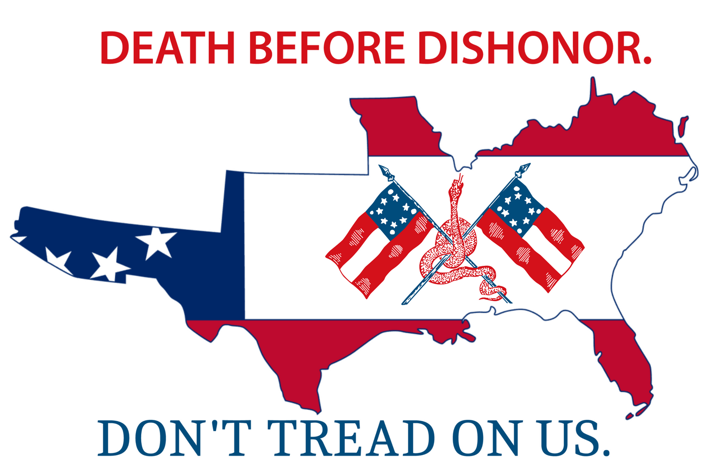 Southern Republic -"Don't Tread On Me" Shirt