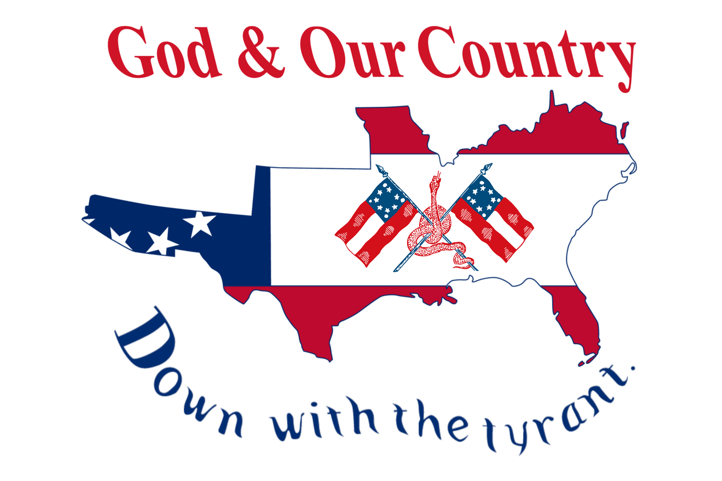 Southern Republic -"Don't Tread On Me" Shirt
