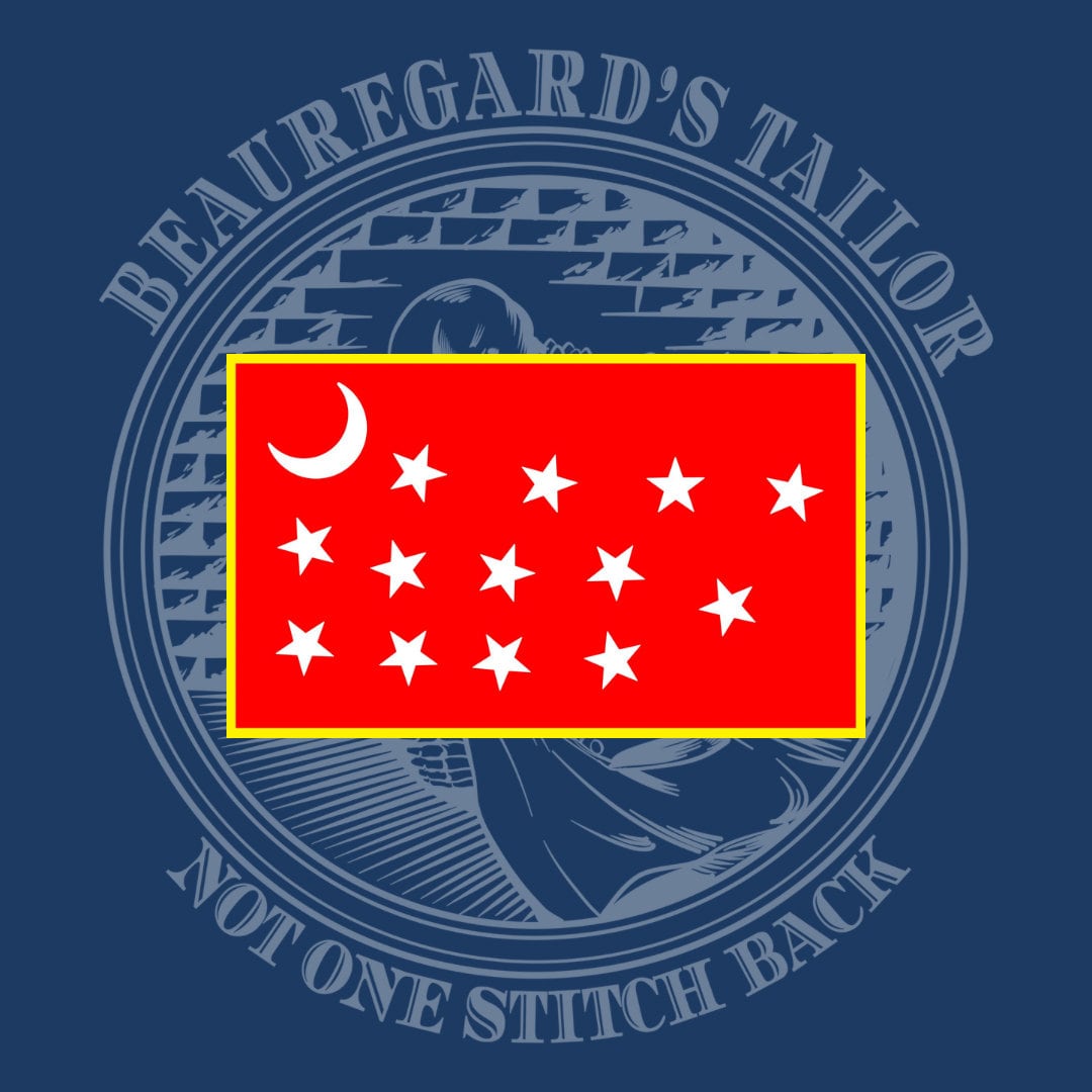 Van Dorn Battle Flag Magnet / Bumper Sticker