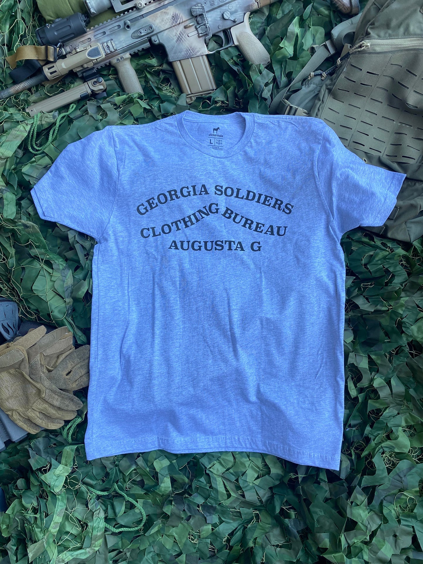 Georgia Soldiers Clothing Bureau Stamp T-Shirt