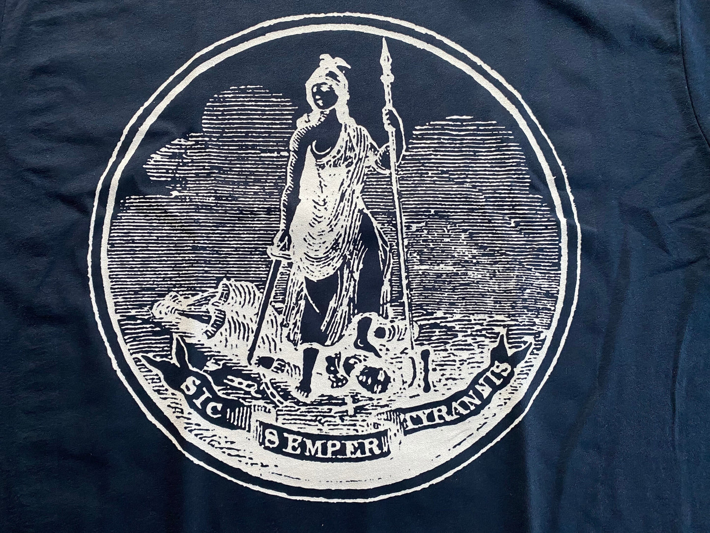 Virginia State Seal T-Shirt (Blue)