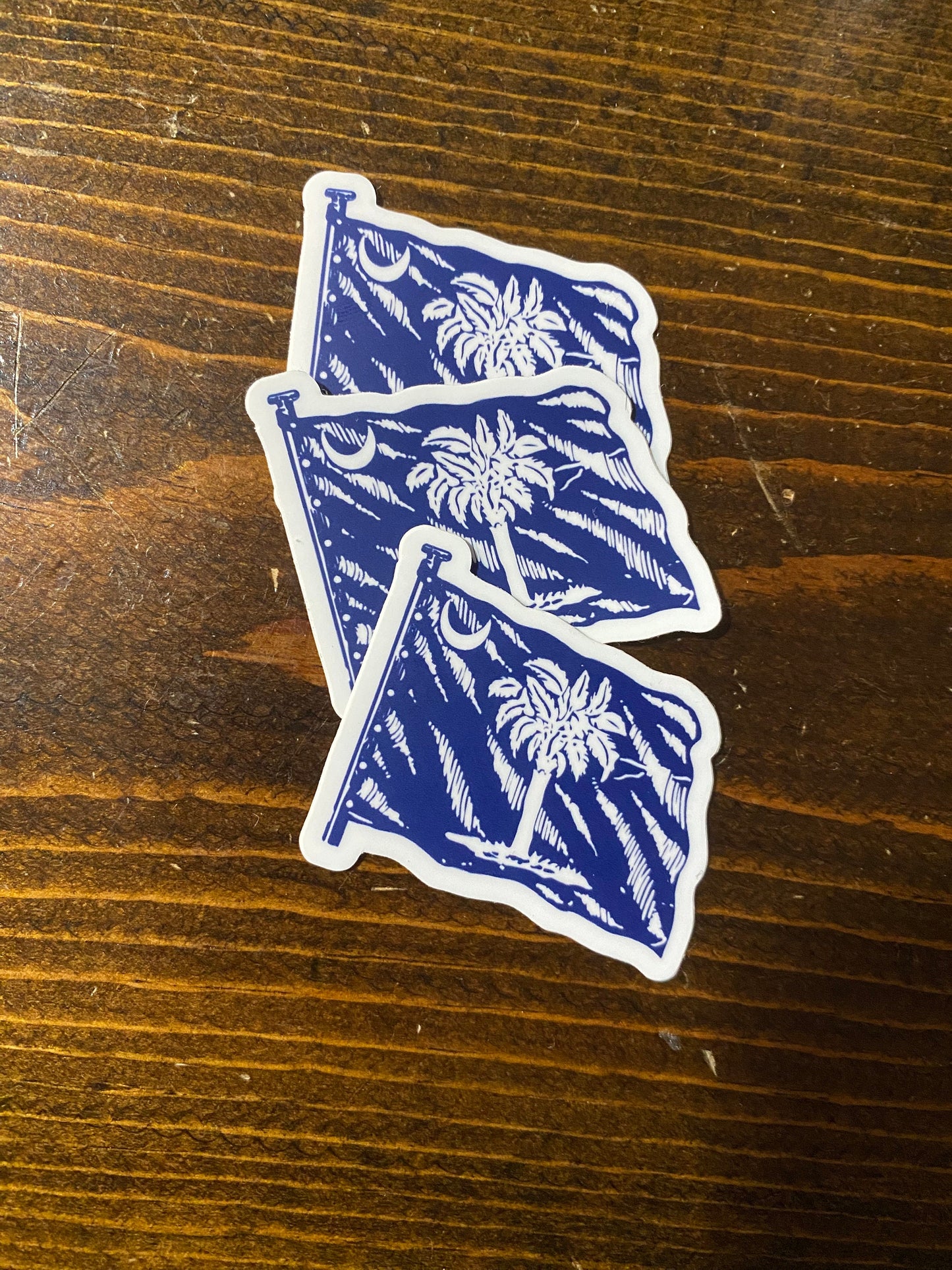 South Carolina Palmetto Republic Flag Sticker