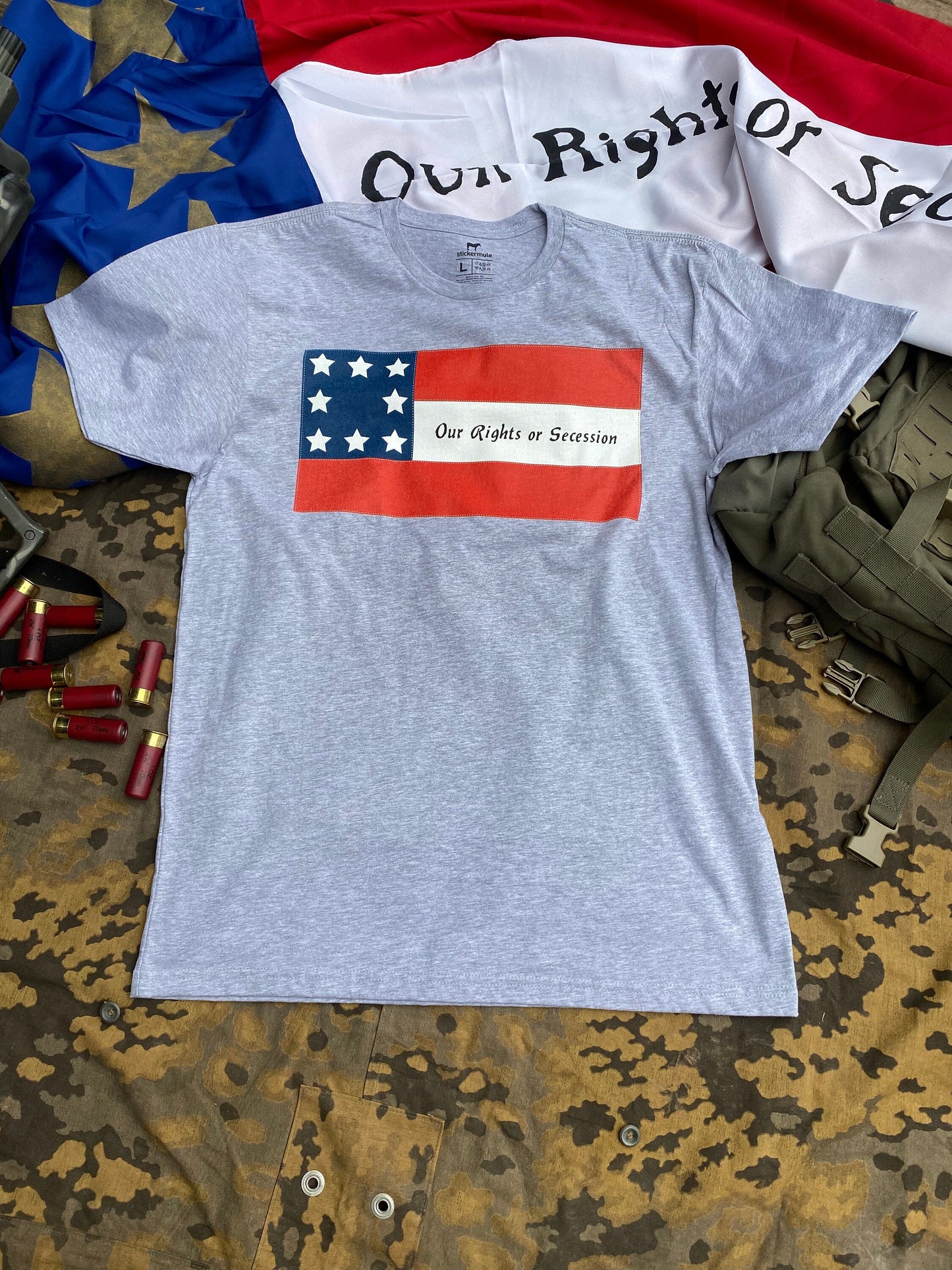 Missouri Secession Flag/Missouri State Guard T-Shirt