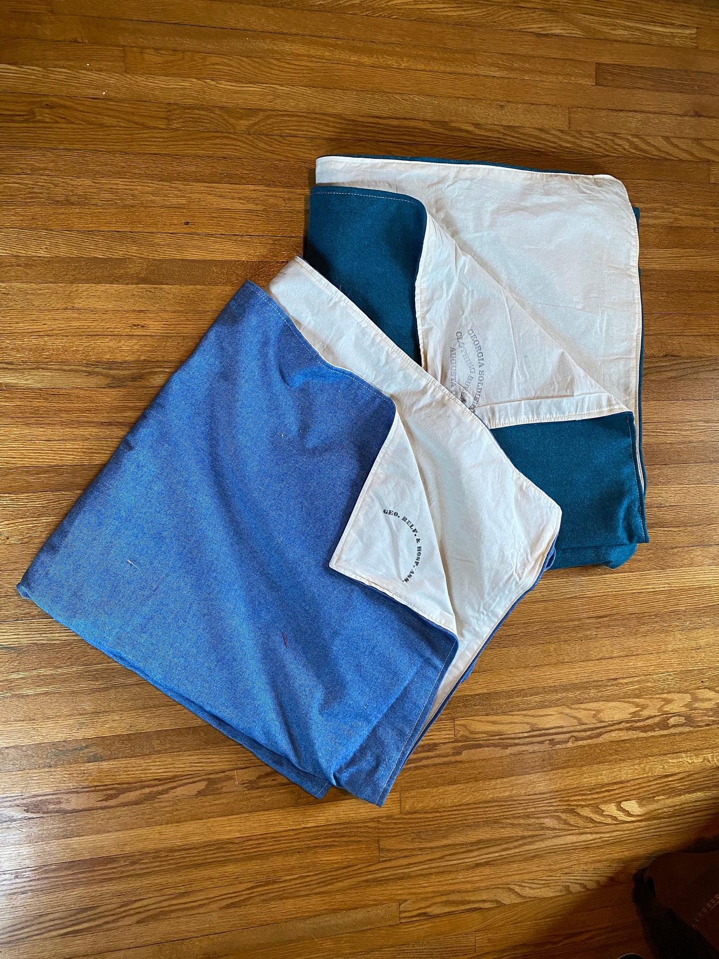 Georgia State Issue Lined Blanket