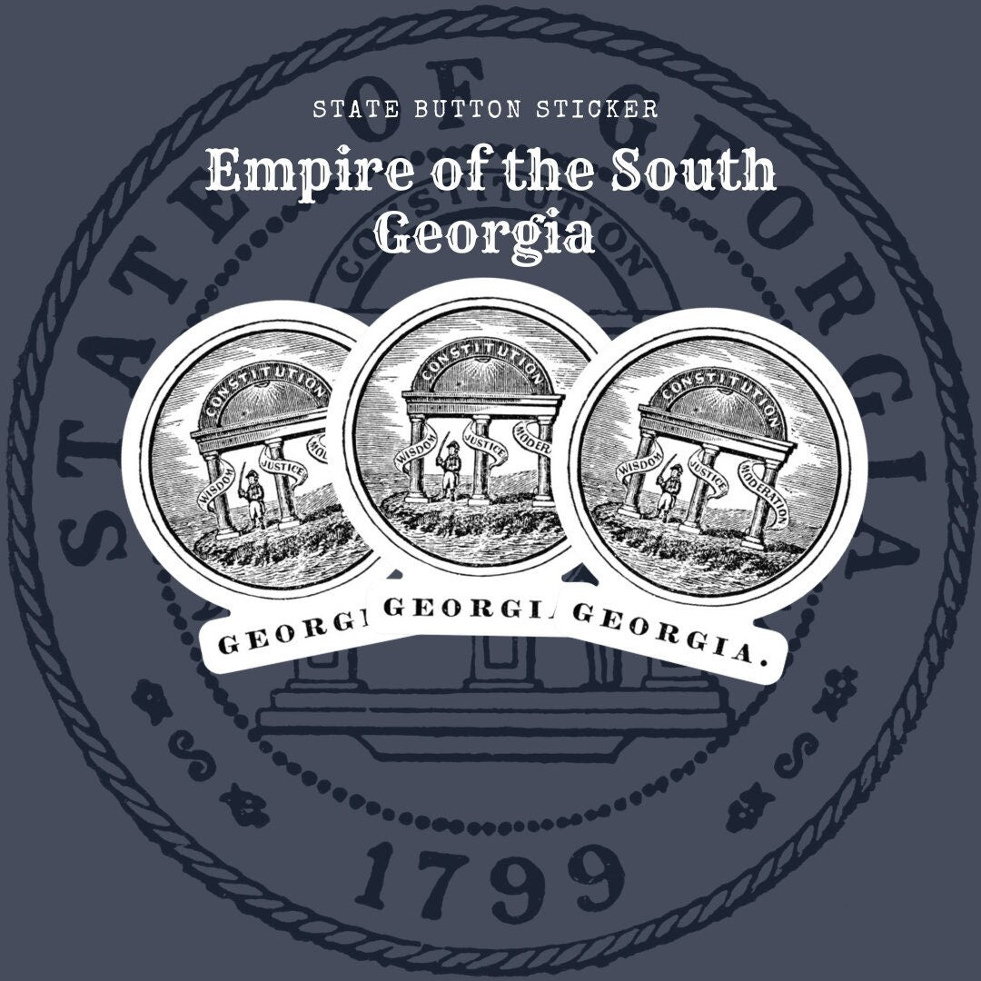 Georgia State Seal Stickers