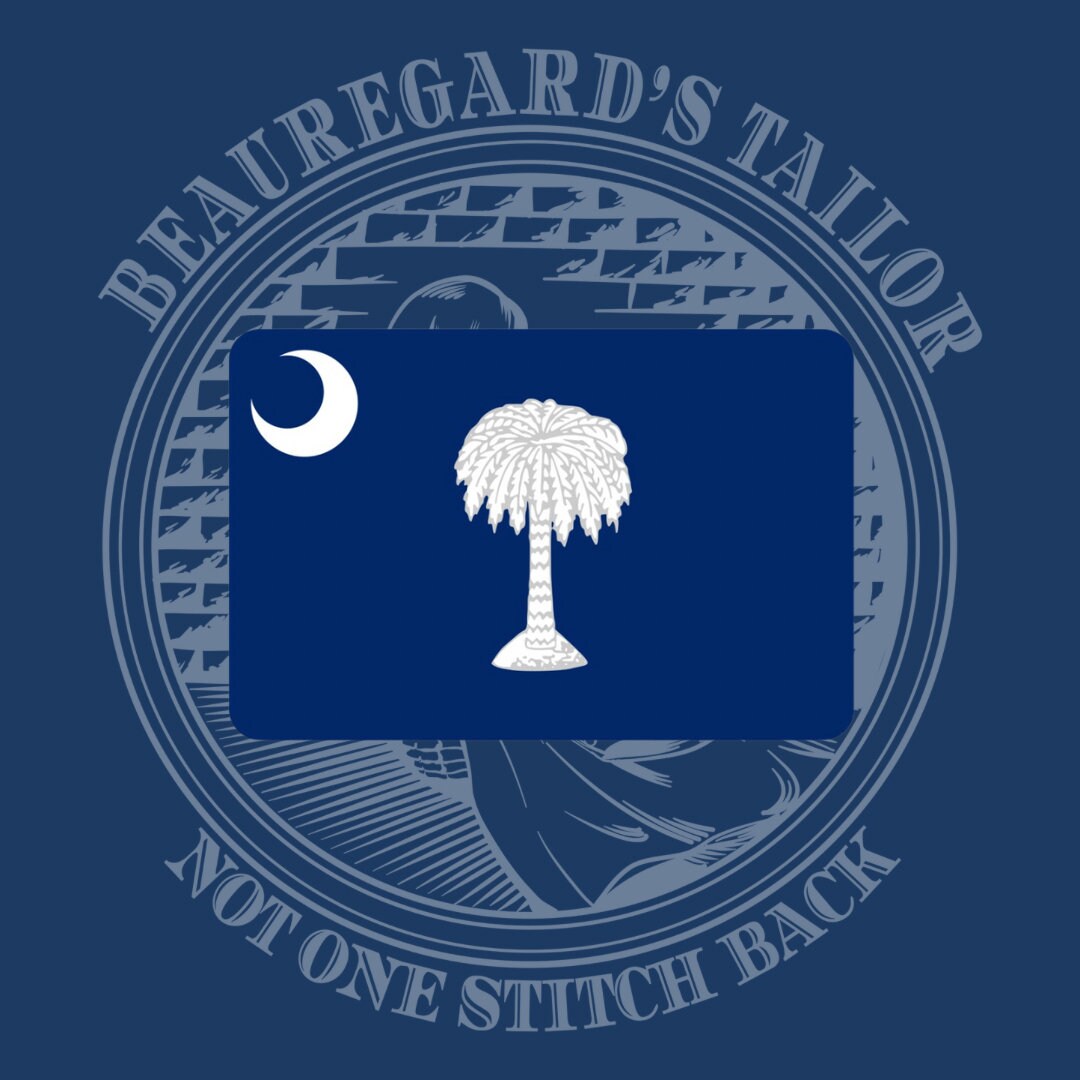 South Carolina Palmetto Republic Flag Sticker
