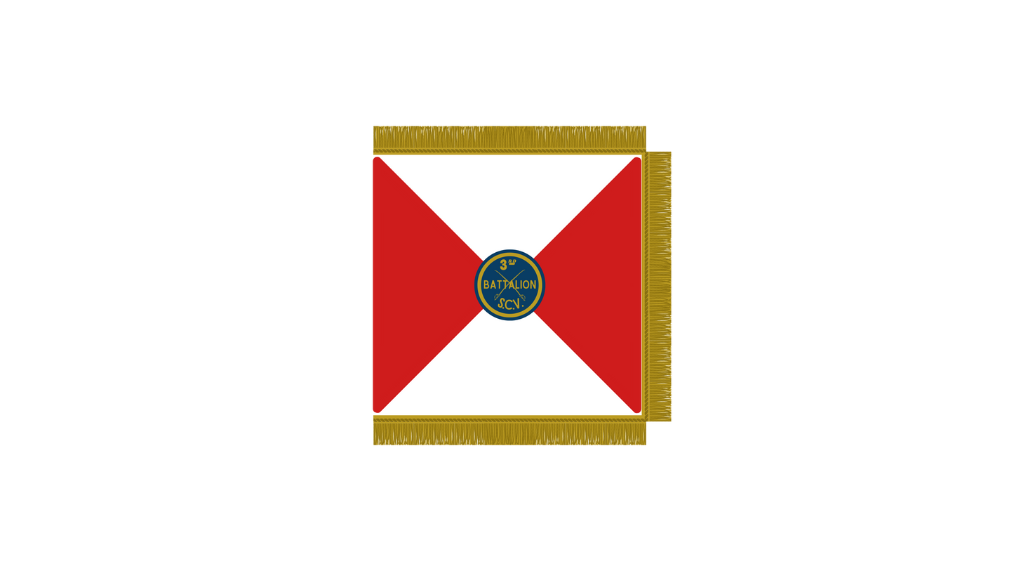 3rd Battalion South Carolina Volunteer Cavalry Flag Stickers