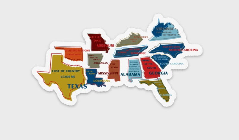 The American South Stickers/Magnet