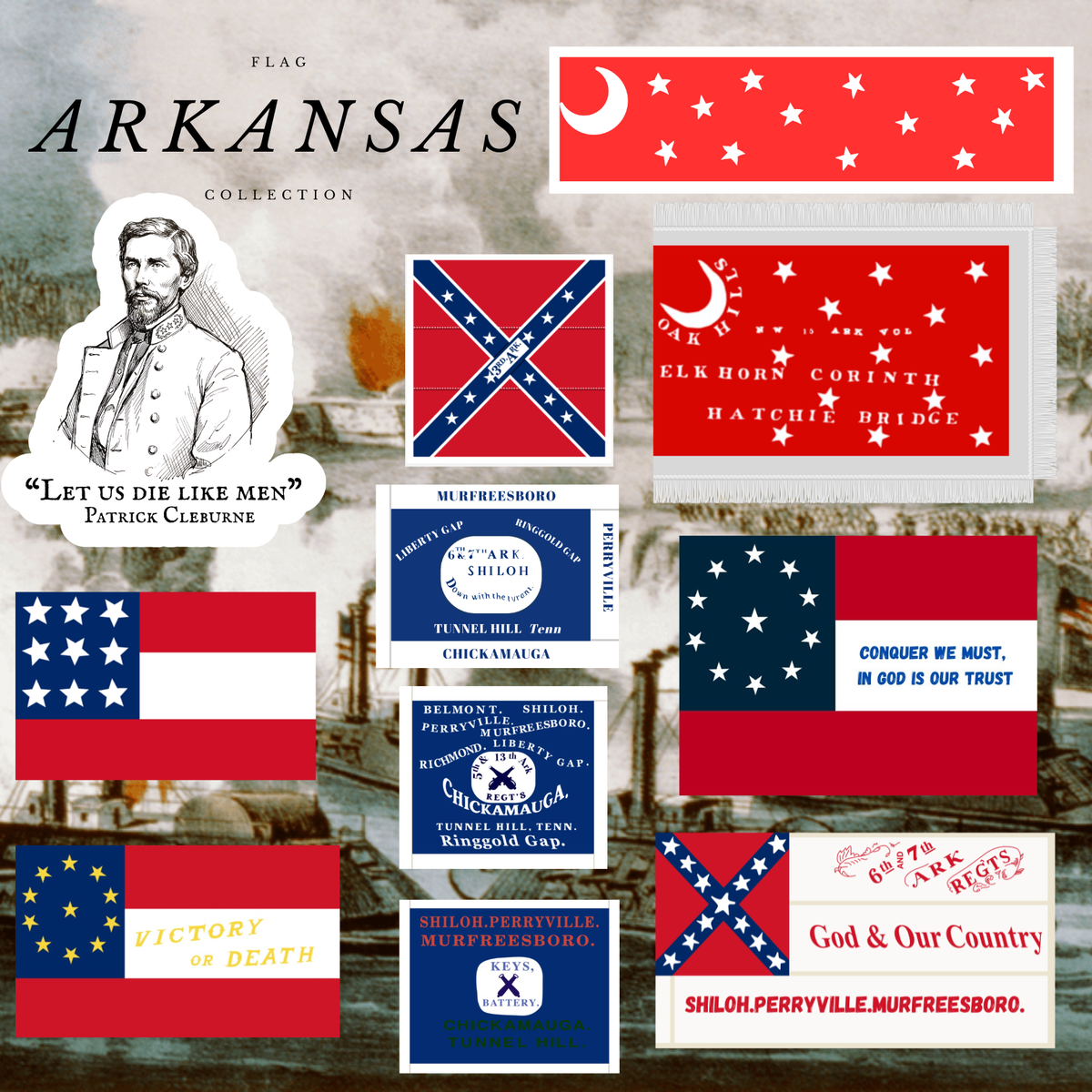 Arkansas Sticker Set