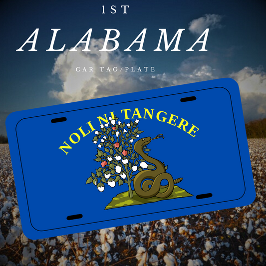 1st  Alabama Infantry Car Tag/Plate