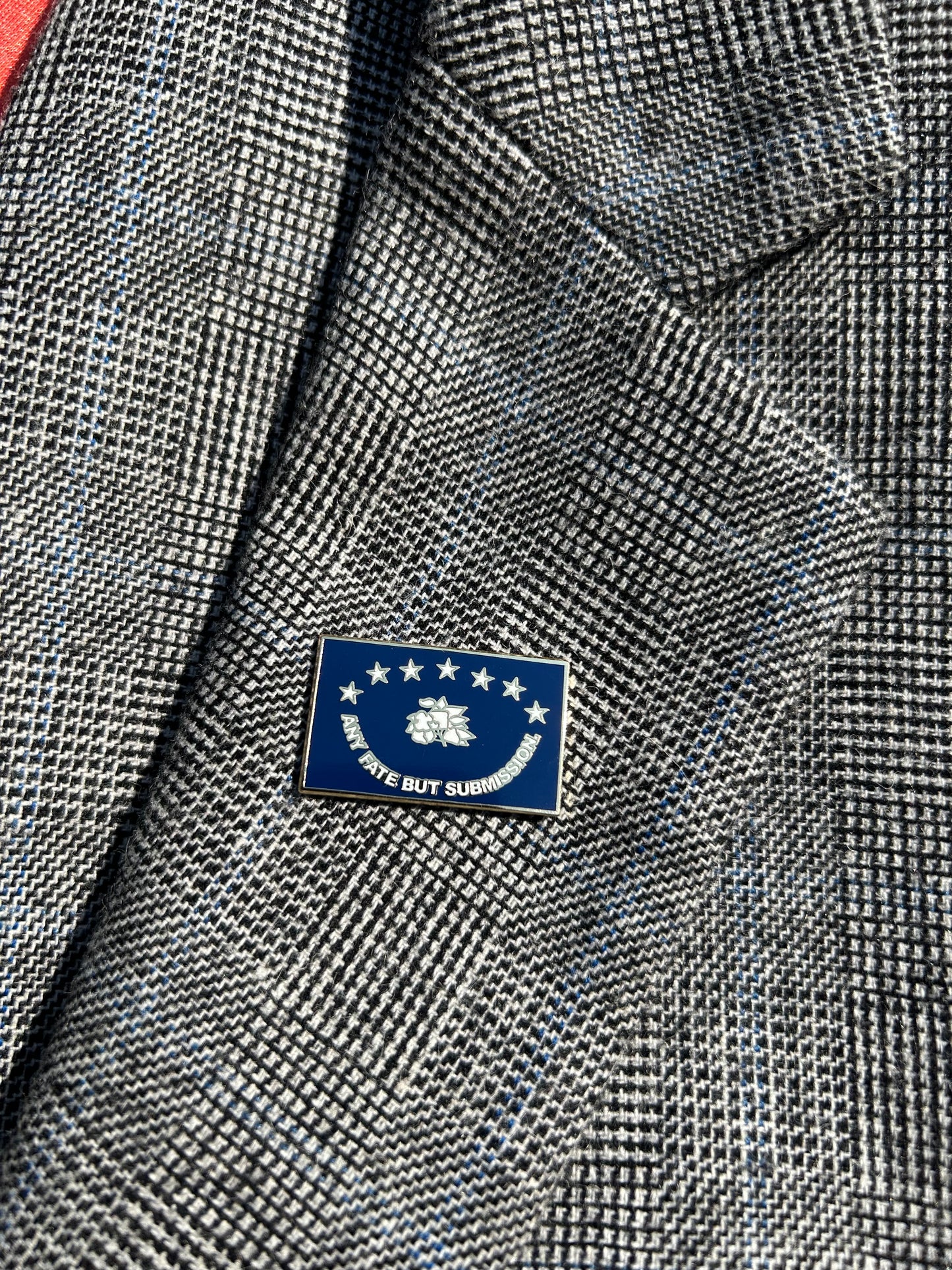 "Any Fate But Submission" Lapel Pin