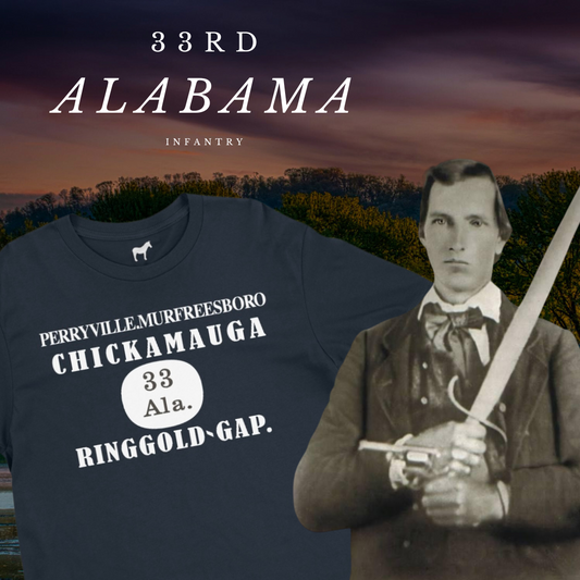 33rd Alabama Infantry Hardee Corps Flag Shirt