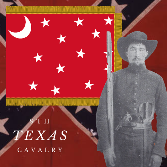 9th Texas Cavalry- Battle Flag House Flag