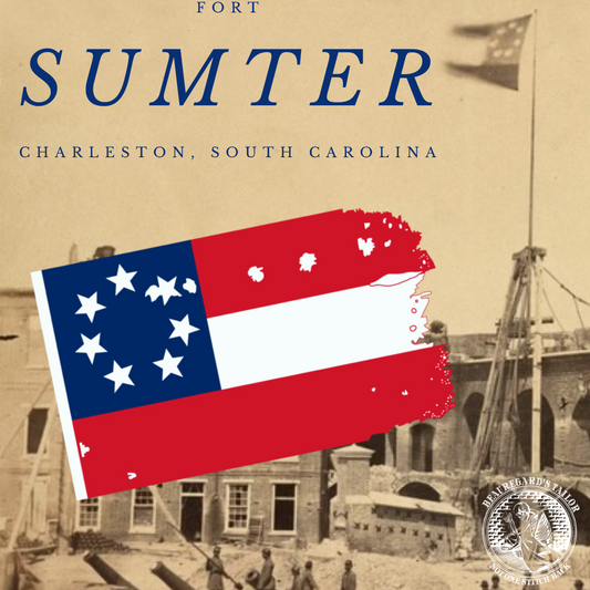 Fort Sumter First National Flag Stickers/Magnet