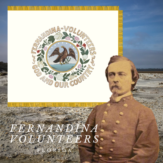 "God and Our Country" Fernandina Volunteers Flag