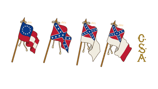 Flags of the South Sticker Set 1861-1865