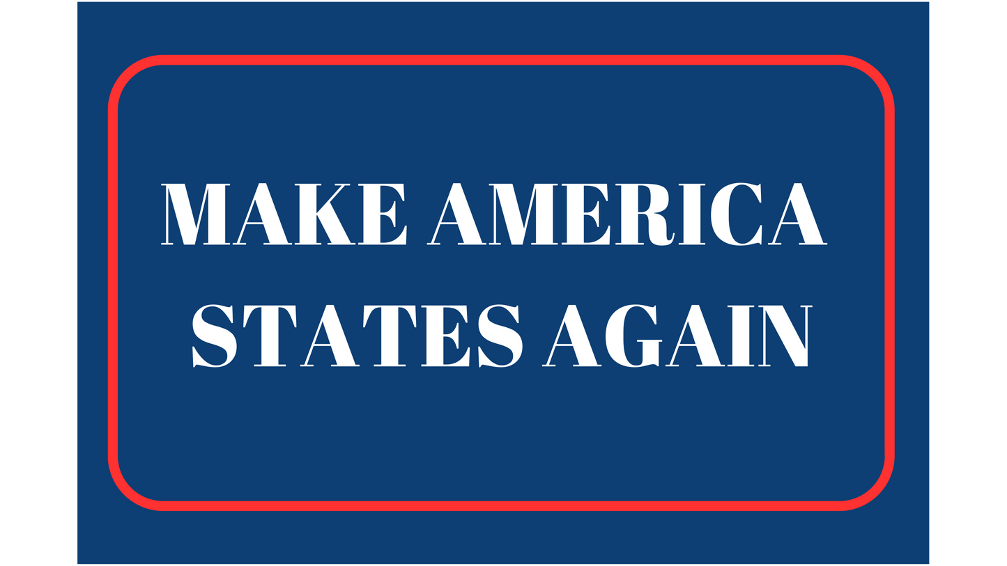 "Make America States Again" Stickers/Magnet