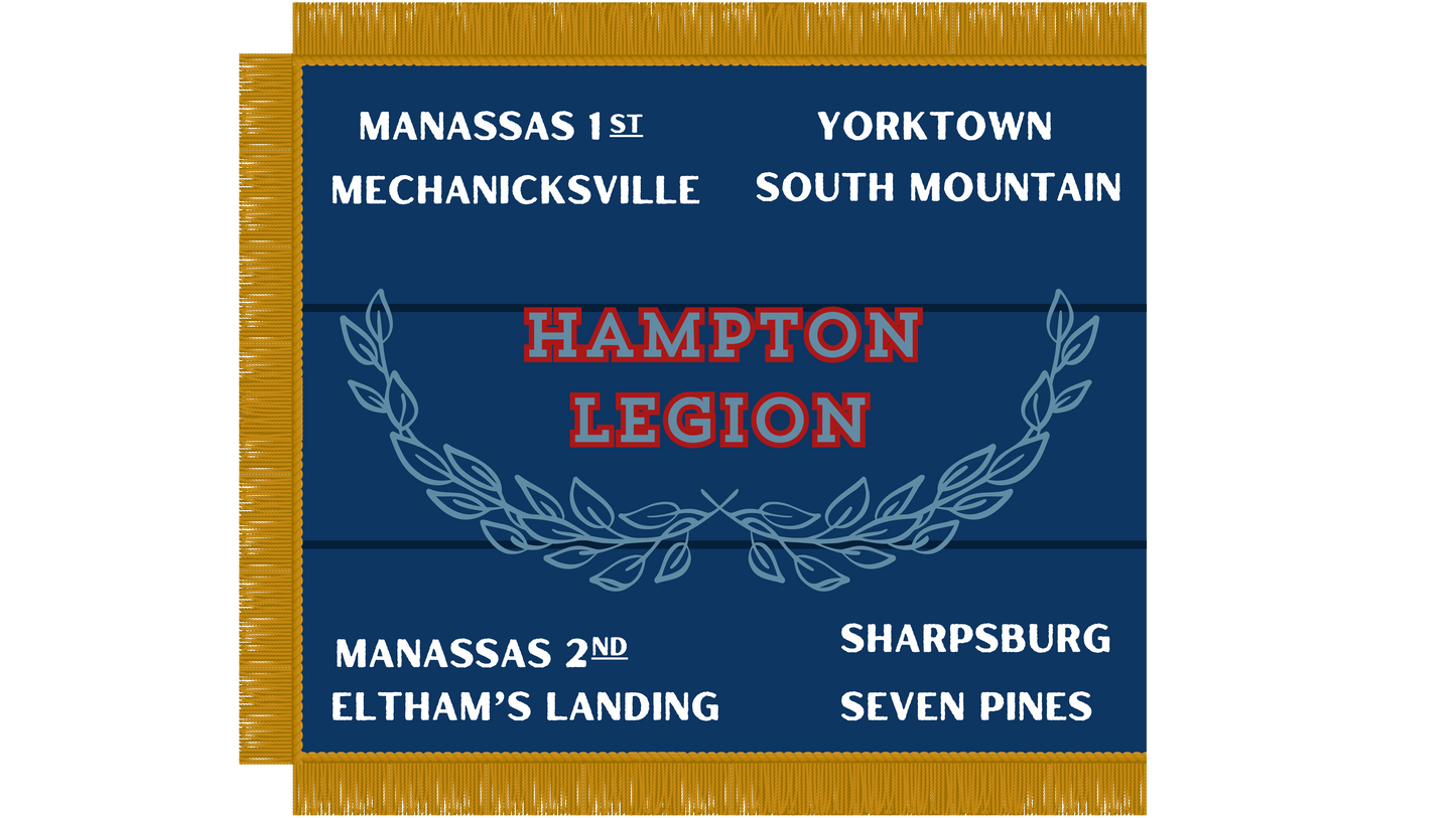 Hampton Legion South Carolina Volunteers Flag