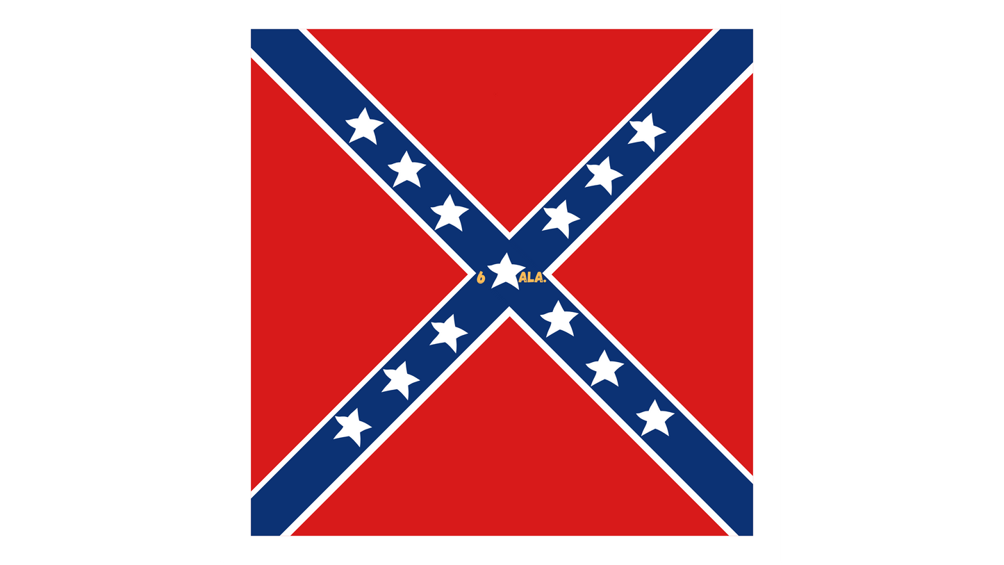 6th Alabama Infantry House Flag