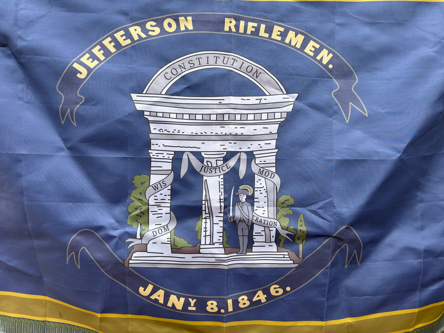 Jefferson Riflemen Militia Flag