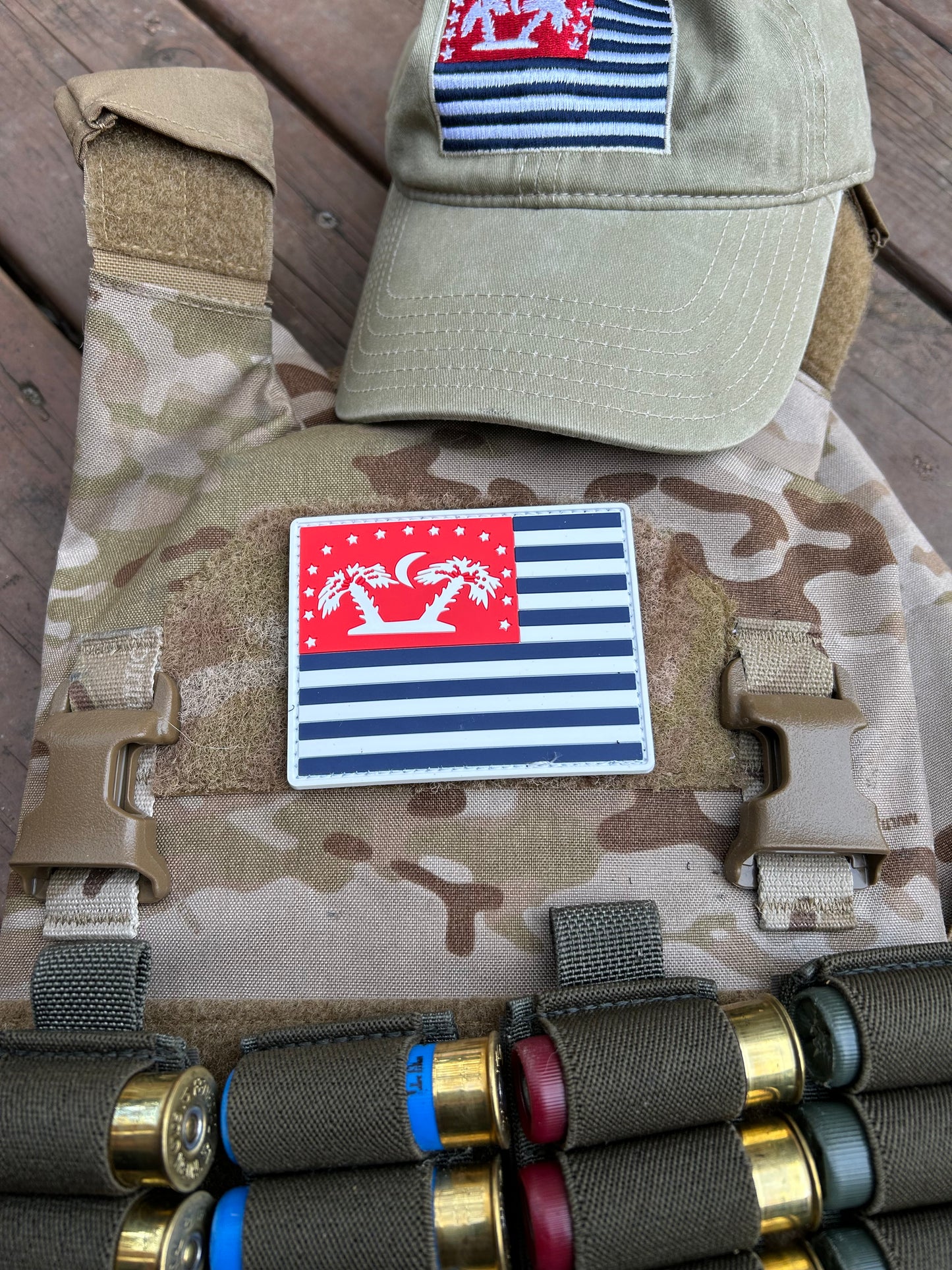 Fort Walker Flag PVC Morale Patch