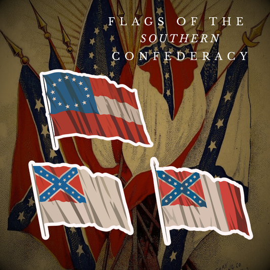 National Colors Sticker Set 1861-1865 - 19th Century Artwork