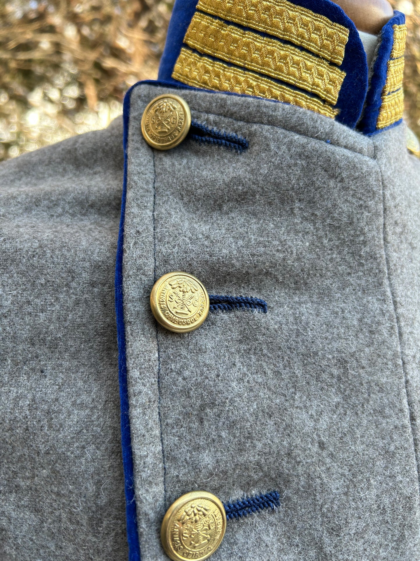 "Lightly Used" Confederate Officer Frock Coat - Size 40/34