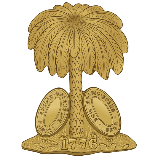 South Carolina Palmetto Cockade/Pin Stickers/Magnet