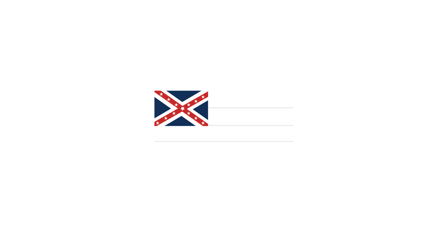 Fort Fisher Garrison Flag Sticker