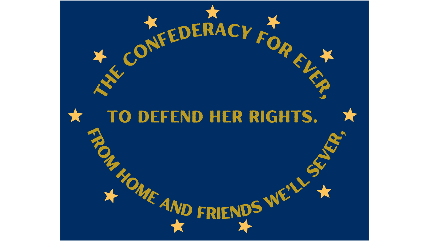 "To Defend Her Rights" William Collins Flag Stickers