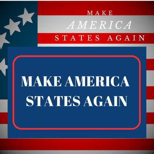 "Make America States Again" Stickers/Magnet