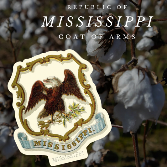 Mississippi Coat of Arms Stickers