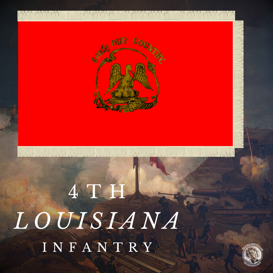 Lake Providence Cadets - 4th Louisiana Infantry Flag Stickers